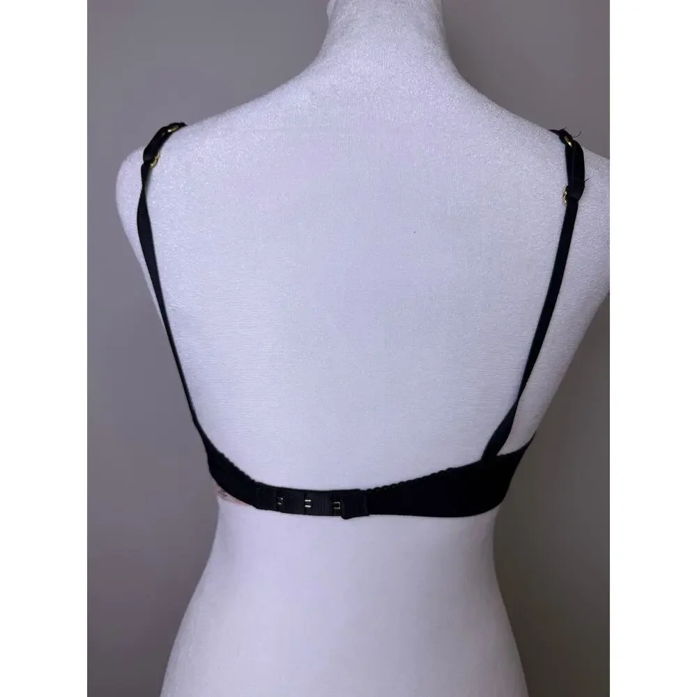 Y2K Victoria’s Secret Very Sexy Black Lace Underwire Bra 34B